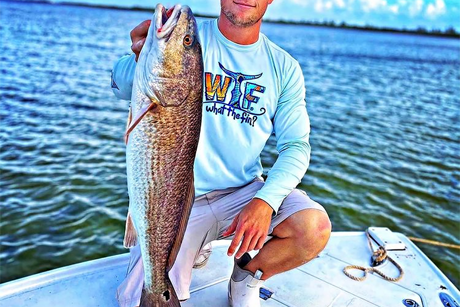 Spooning Redfish on Oysterbeds